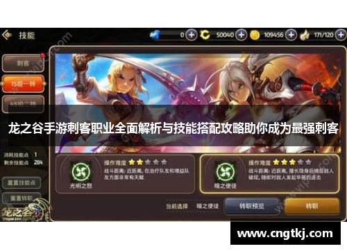 龙之谷手游刺客职业全面解析与技能搭配攻略助你成为最强刺客